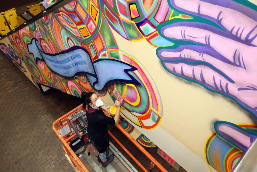 Empowerment Through Gratitude Mural